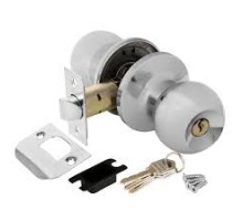 Ручка защелка 6072 CP-E (кл/ фик) хром