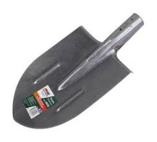 Лопата штыковая рельсовая сталь остроконечная К-2 серый