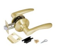 Ручка защелка 6020 SB-P (без фик) мат золото