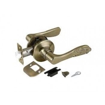 Сарапул Ижевск Ручка защелка 6037 AB-P (без/фик) бронза напольные покрытия купить цена пороги ламинат линолеум виниловая плитка недорого каталог в наличии сайт ассортимент размеры