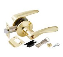 Ручка защелка 6020 PB-E (кл/фик) золото