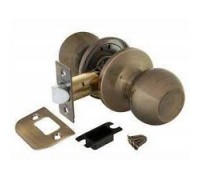 Ручка защелка 6072 AB-P (без фик) бронза