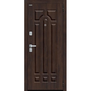 Купить двери недорого межкомнатные и входные по низким ценам в Сарапуле Ижевск Фейерверк красокДверь мет Bravo R-3 Форт/BChrome Almon/Nordic Oak