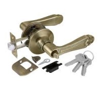 Ручка защелка 6037 AB-E (кл/фик) бронза