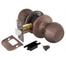 Ручка защелка 6072 AC-Р (без фик) медь