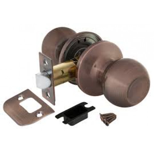 Ручка защелка 6030 AC-P (без фик) медь