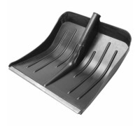 Лопата д/снега "Финская" 410*400 пластмассовая оцинк. планка