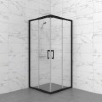 Сарапул Ижевск Душевой уголок Фикс-Блэк 90х90  напольные покрытия купить цена пороги ламинат линолеум виниловая плитка недорого каталог в наличии сайт ассортимент размеры