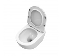 Унитаз подвесной безобод BB5177CH-TOR/SC с сид и смывом TORNADO