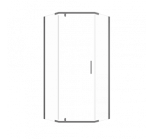 Душевой уголок  Дека-Графит 90*90