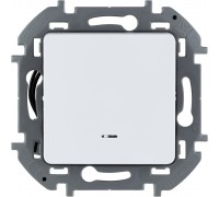 Выключатель одноклав. с подсветкой 10 AX 250В белый Legrand INSPIRIA