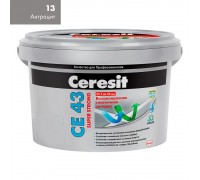 Затирка СЕ 43 шов 5мм-40мм 2кг графит ЦЕРЕЗИТ