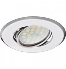 Светильник Ecola MR16 DH09 повортн. плоский хром 25*90 FC1603EFS