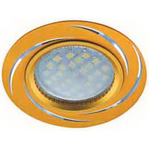 Светильник Ecola MR16 DL3181 Вихрь мат зол/алюм 23*78 FG1607EFF