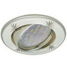 Светильник Ecola MR16 DL21 4-Цветка жемчуг/хром 23*84 FP1615EFY