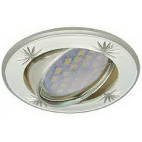 Светильник Ecola MR16 DL21 4-Цветка жемчуг/хром 23*84 FP1615EFY