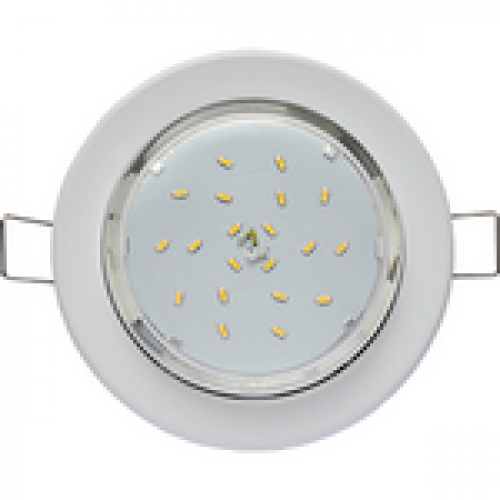 Светильник GX53-H6 Ecola Light плоский. белый 101*16 TW5325ECB