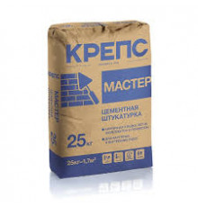 Штукатурка Мастер цементная Крепс 25кг