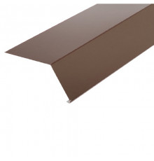 Планка карнизная для ГЧ коричн 156*2,5м  RAL 8017