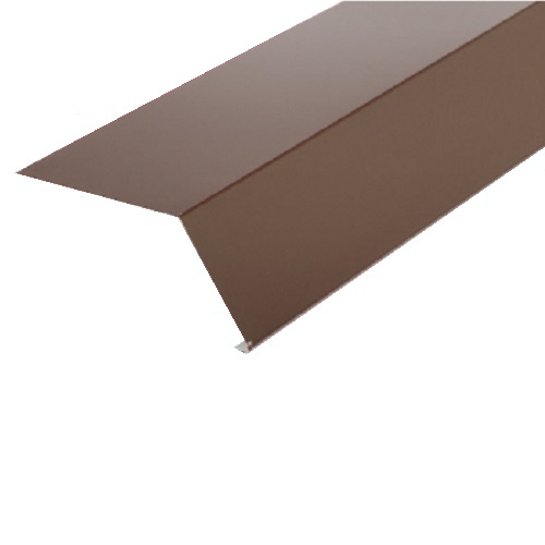 Планка карнизная для ГЧ коричн 156*2,5м  RAL 8017