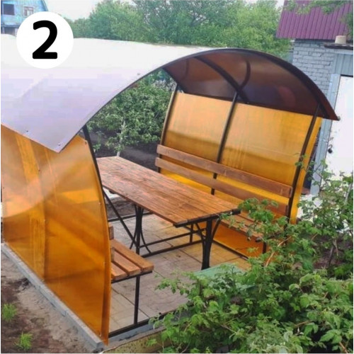 Беседка Грибок 2м +ДОСКИ